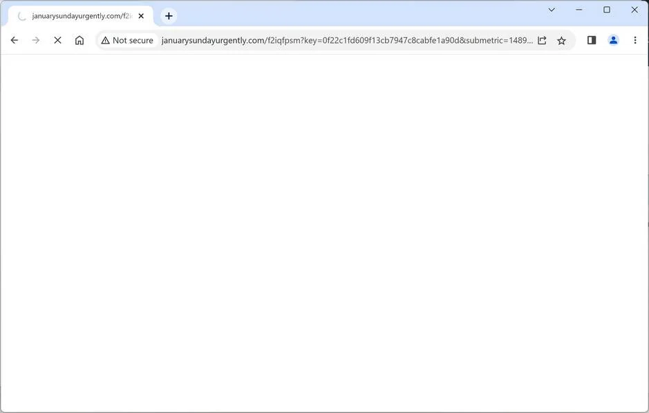 januarysundayurgently.com ad