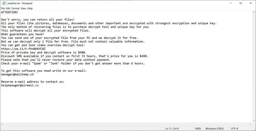 How to Remove YBER Ransomware (Virus Removal Guide) 2 Image: YBER ransomware note