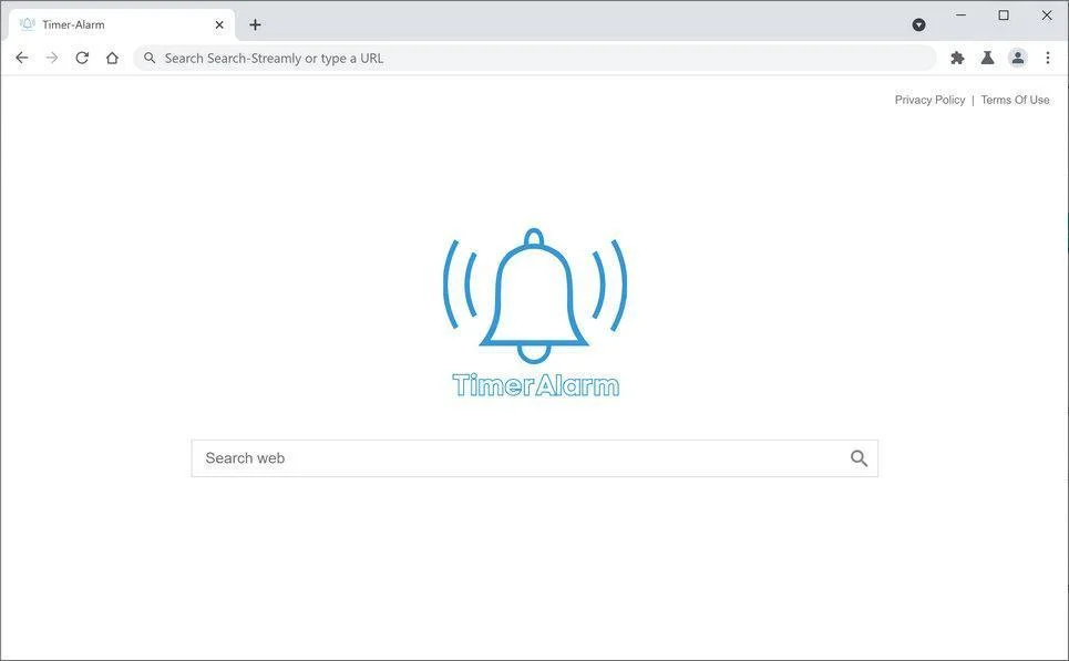 Image: Timeralarm.xyz browser hijacker