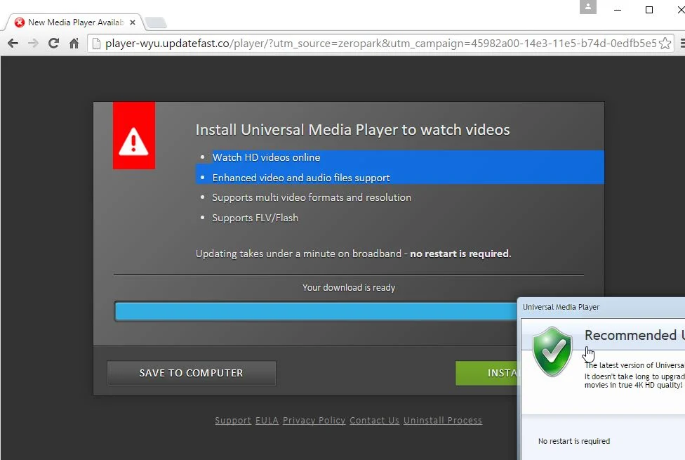 Player-wyu.updatefast.co virus