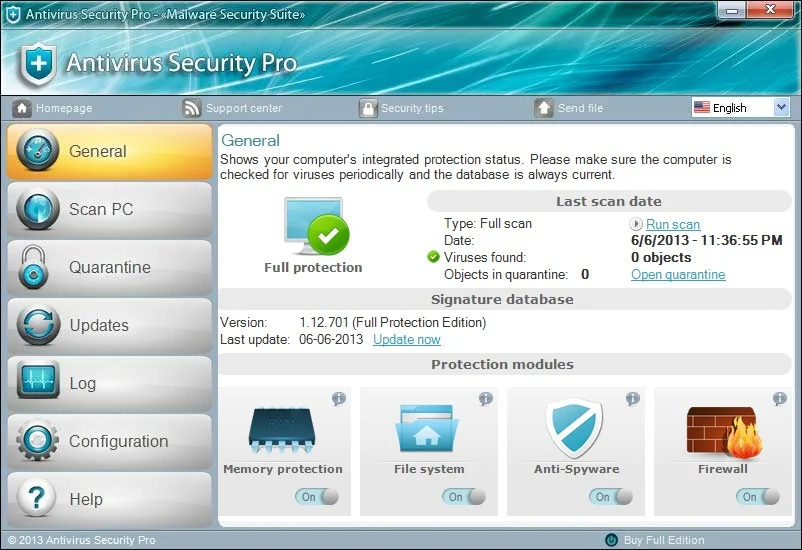 [Image: Antivirus Security Pro 2014 virus]