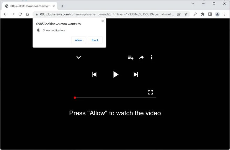 Image: Lookinews.com Pop-up Ads