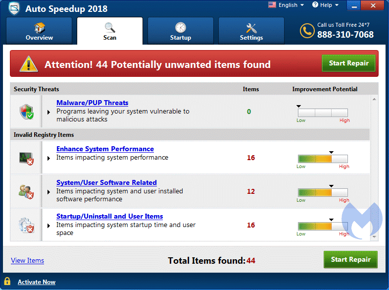 Auto Speedup 2018 Adware