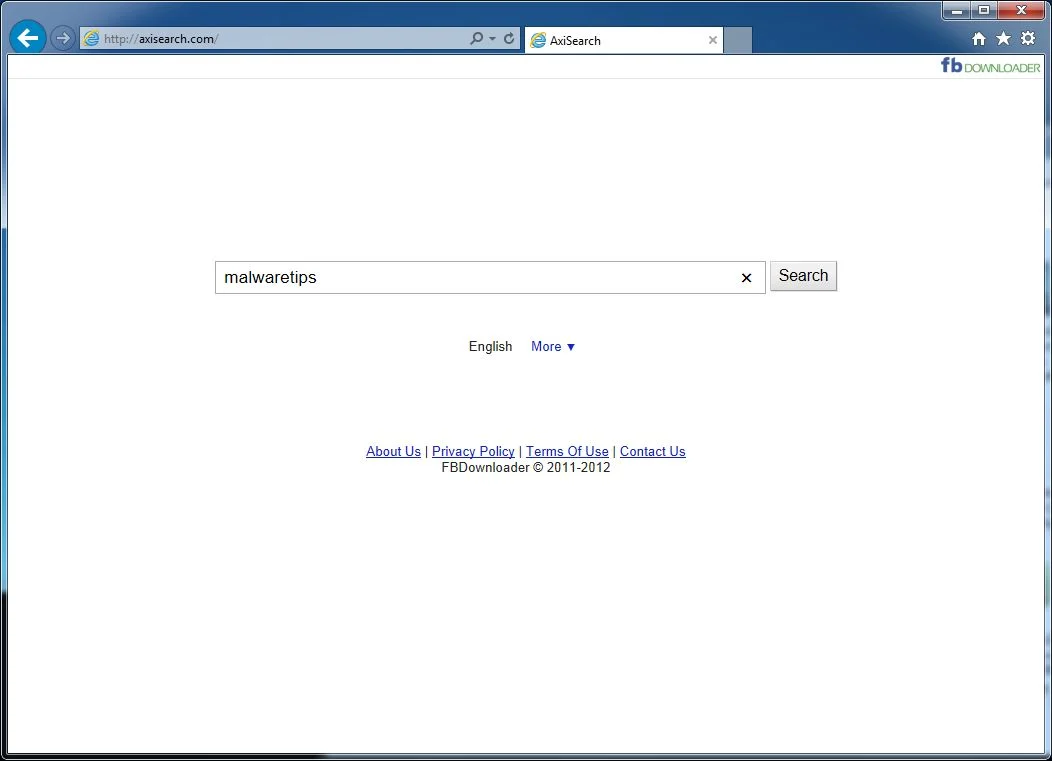 [Image: AxiSearch.com virus]