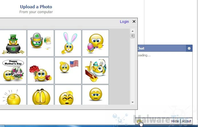 [Image: Smileys We Love Facebook Chat]