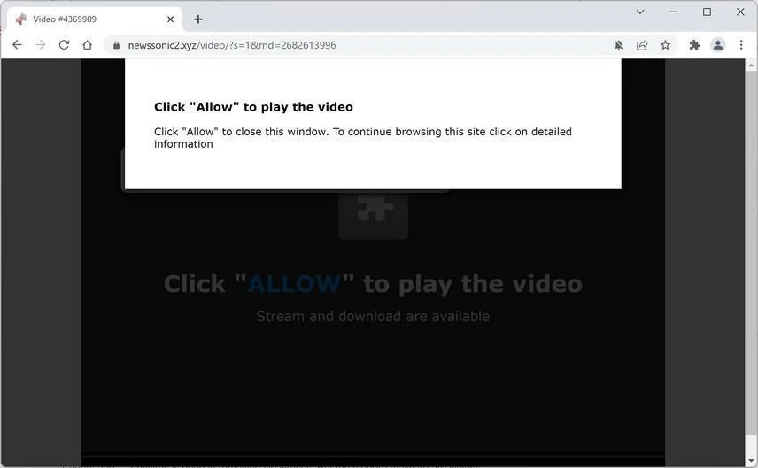 How to Remove Newssonic2.xyz Pop-up Ads (Virus Removal Guide) 1 Image: Newssonic2.xyz browser hijacker