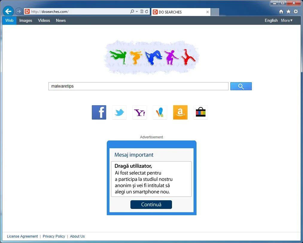 [Image: Do Searches homepage]