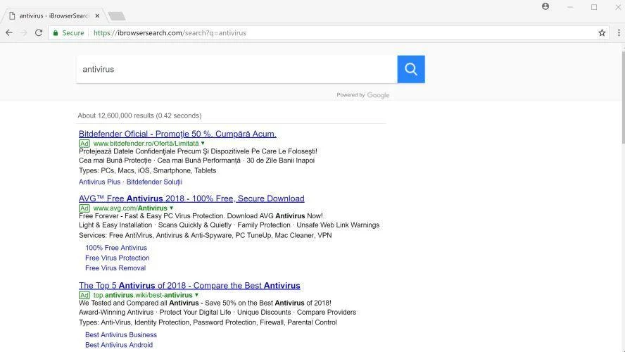 Remove iBrowserSearch.com redirect (Virus Removal Guide) 1 Image: Chrome browser is redirected to iBrowserSearch.com