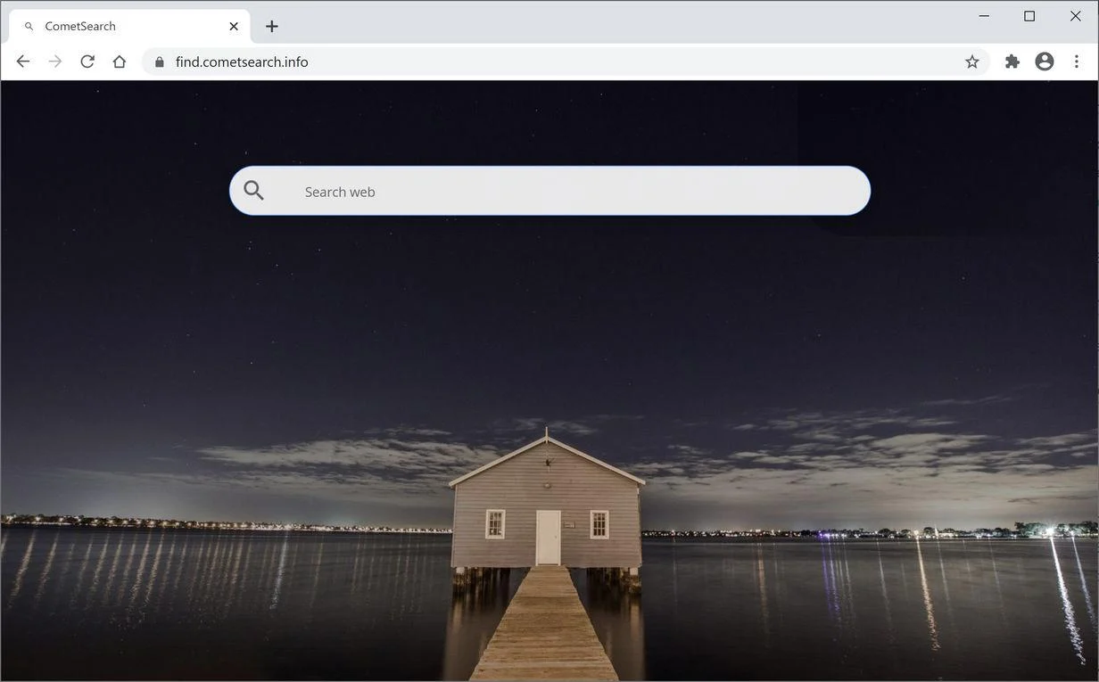 Remove Comet Search browser hijacker (Virus Removal Guide) 1 Image: Chrome browser is redirected to Comet Search