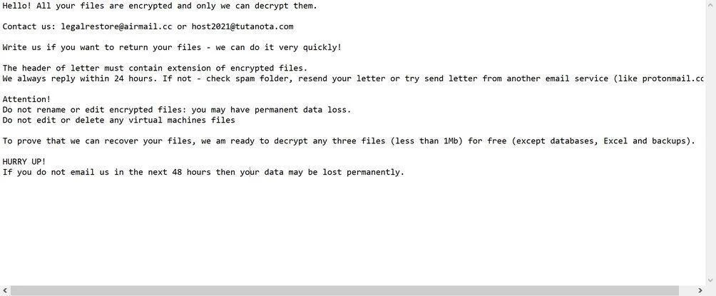 Remove Txziyp ransomware (Virus Removal Guide) 1 Image: Txziyp ransomware note
