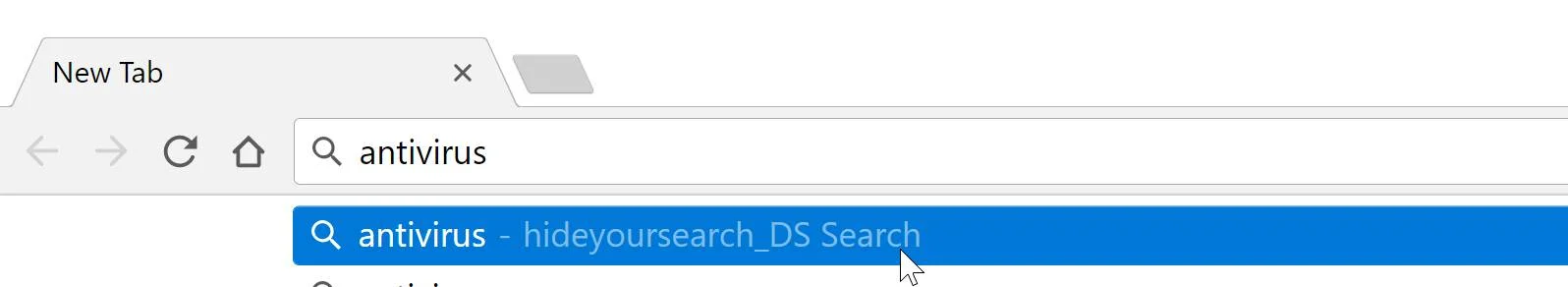Hideyoursearch_DS search redirect virus