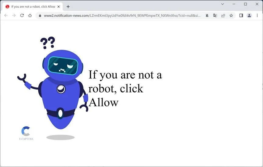 Remove Notification-news.com Pop-up Ads (Virus Removal Guide) 1 Image: Chrome browser is redirected to Notification-news.com