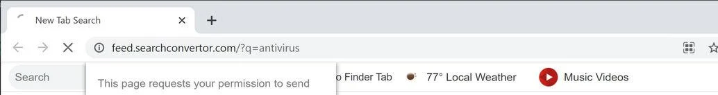 Remove SearchConvertor Search redirect (Virus Removal Guide) 1 Image: Chrome browser is redirected to SearchConvertor Search