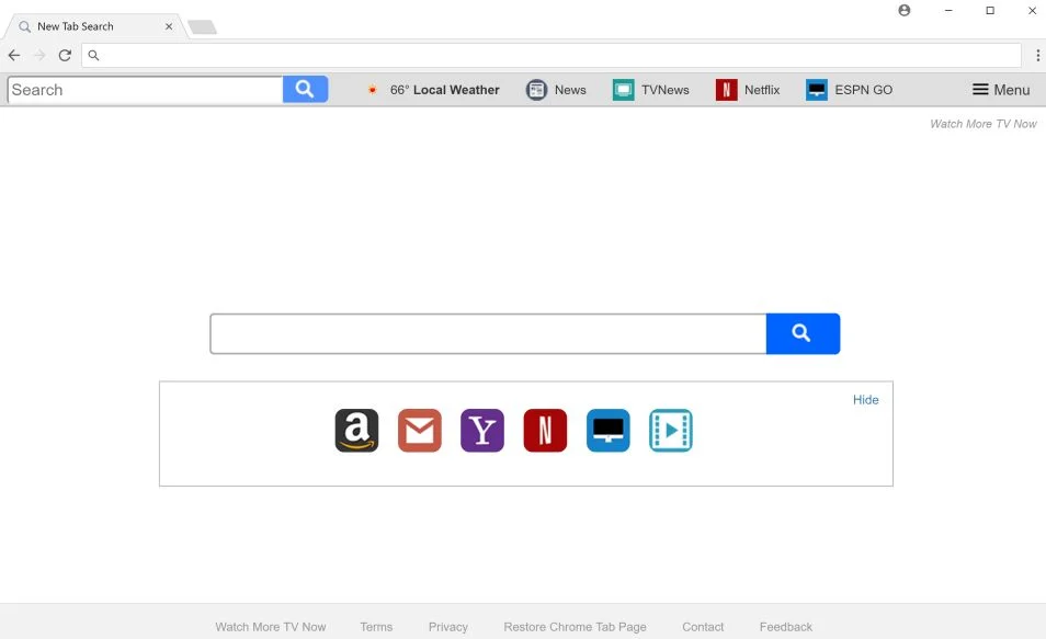 Watch More TV Now Chrome Extension Virus