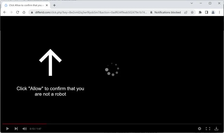 How to Remove Differid.com Pop-up Ads (Virus Removal Guide) 1 Image: Chrome browser is redirected to Differid.com