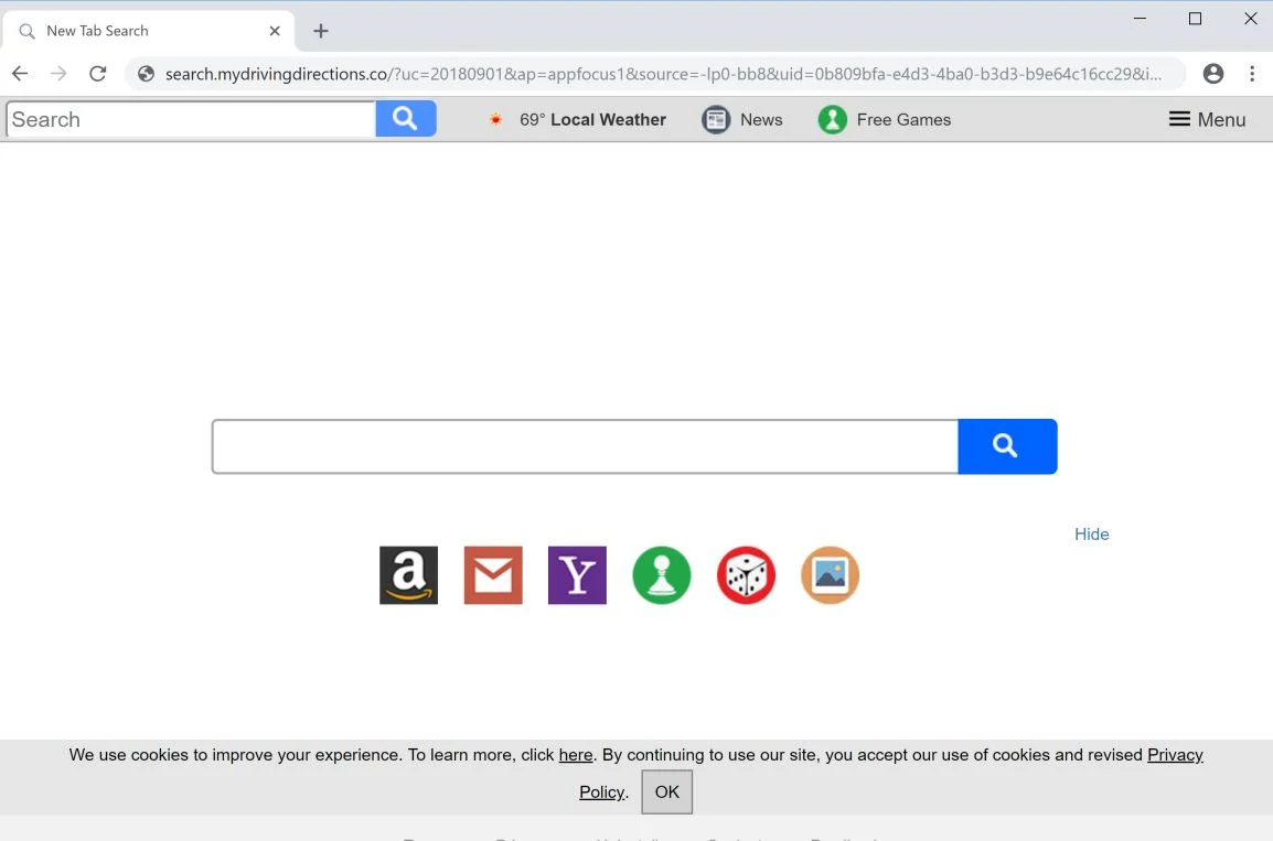 search.mydrivingdirections.co redirect virus