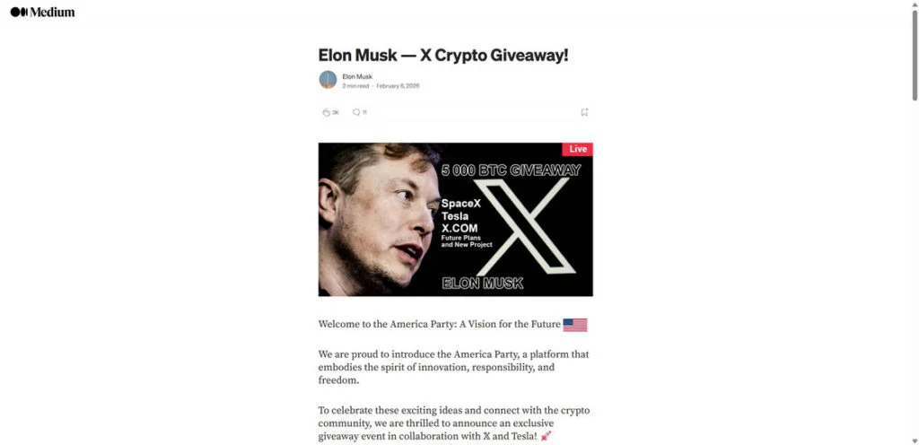 Elon Musk 100,000 ETH Giveaway Scam – The 2X Back ETH Trap 1 1x 4