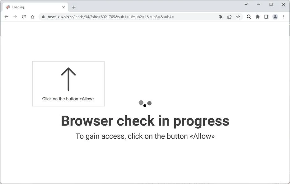 Remove News-xuxojo.cc Pop-up Ads (Virus Removal Guide) 1 Image: Chrome browser is redirected to News-xuxojo.cc