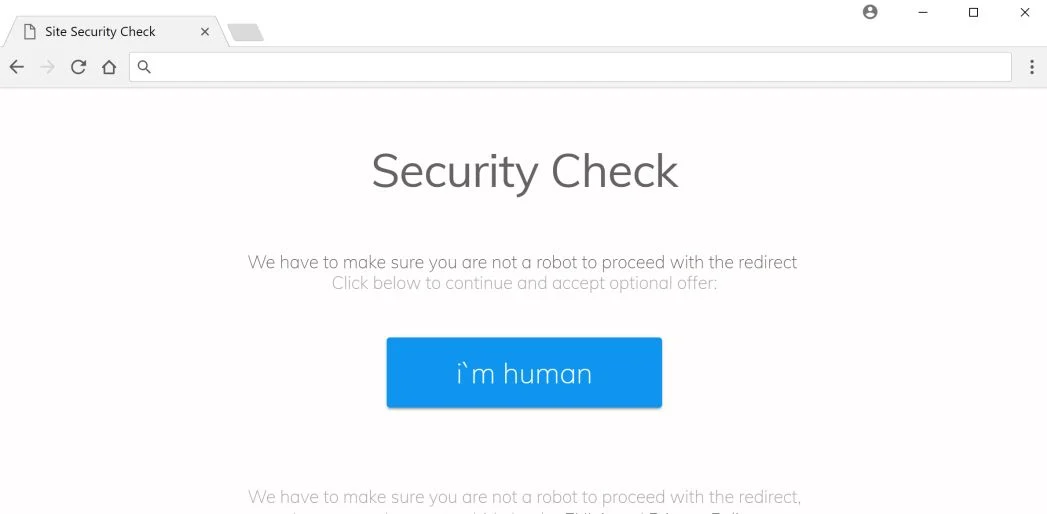 Site Security Check pop-up Site Security Check pop-up scam