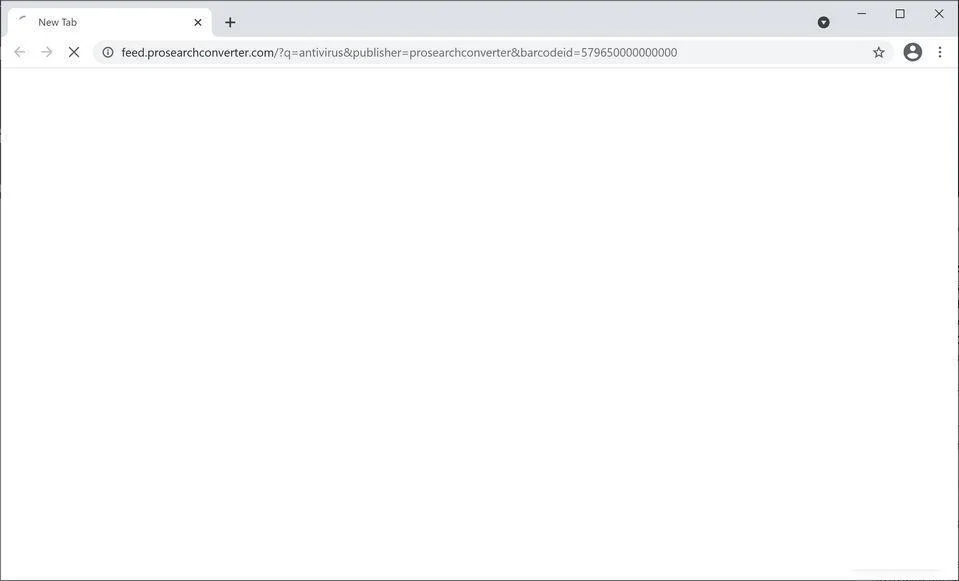 Remove ProSearchConverter Search (Virus Removal Guide) 1 Image: Chrome browser is redirected to ProSearchConverter Search