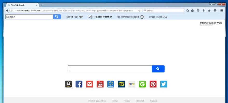 search2.internetspeedpilot.com redirect search2.internetspeedpilot.com virus
