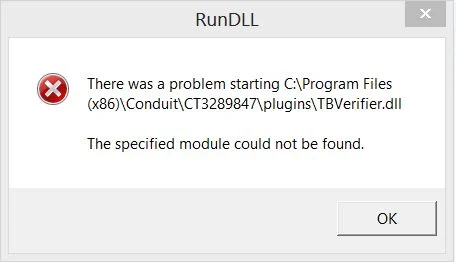 [Image: TBVerifier.dll virus]