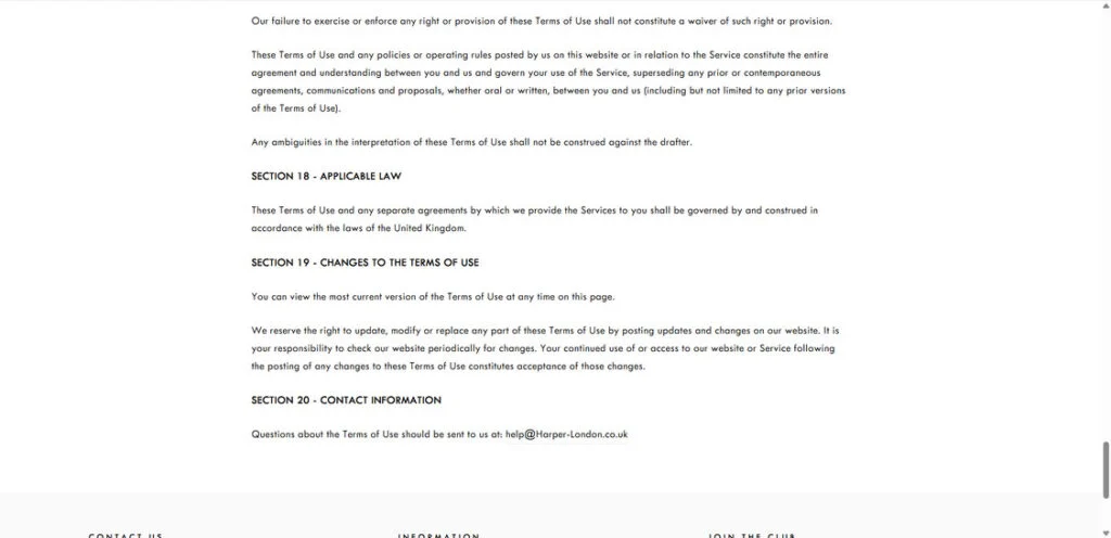 Harper london.co .uk scam