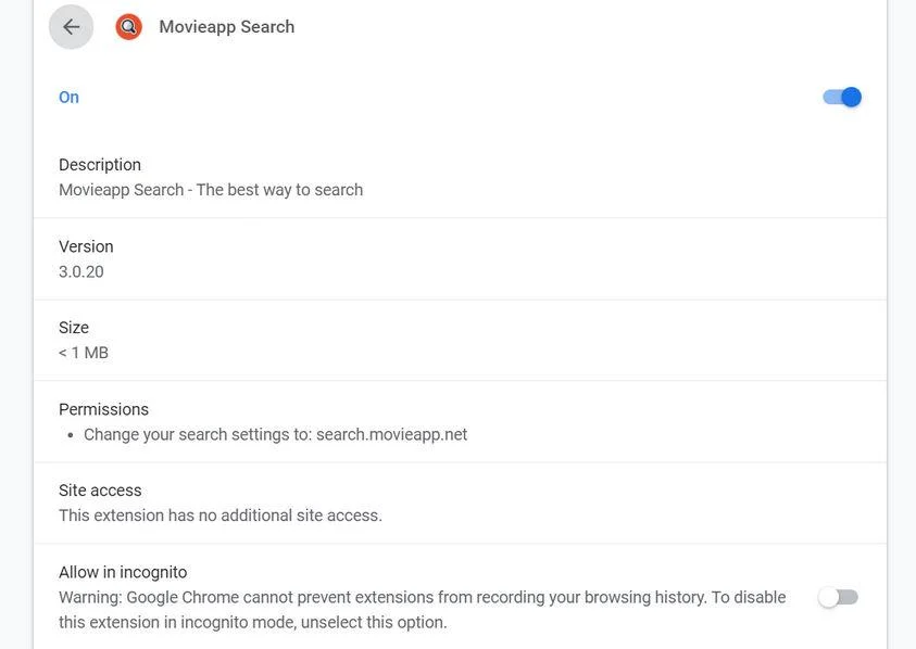 Remove Search.movieapp.net redirect (Virus Removal Guide) 1 Image: search.movieapp.net browser hijacker