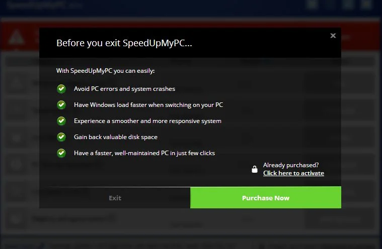 [Image: Uniblue SpeedUpMyPC 2014 virus]