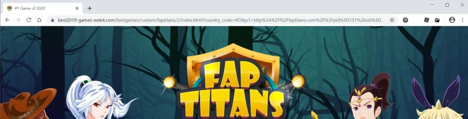 Remove "#1 Game of 2020" pop-up ads (Virus Removal Guide) 1 Image: Chrome browser is redirected to #1 Game of 2020