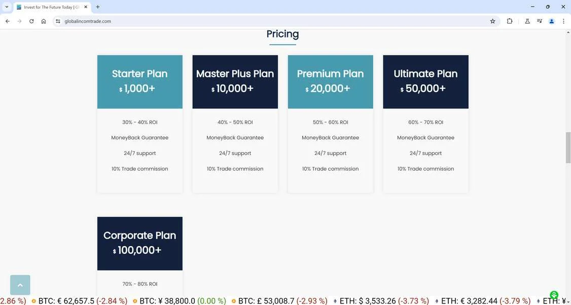 Globalincomtrade.com Crypto Scam - Read Our Findings Here 1 Globalincomtrade.com scam