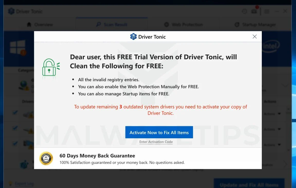 Driver Tonic Paid