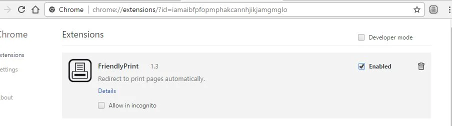 FriendlyPrint 1.3 virus