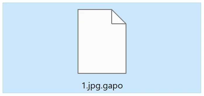 gapo file encrypted