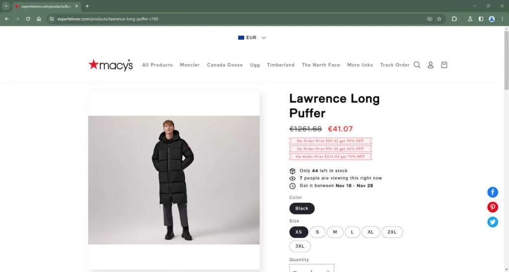 Expertelover.com Scam Alert: Don't Trust This Fake Store 1 Expertelover.com scam