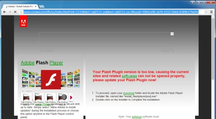 Conaws.com virus