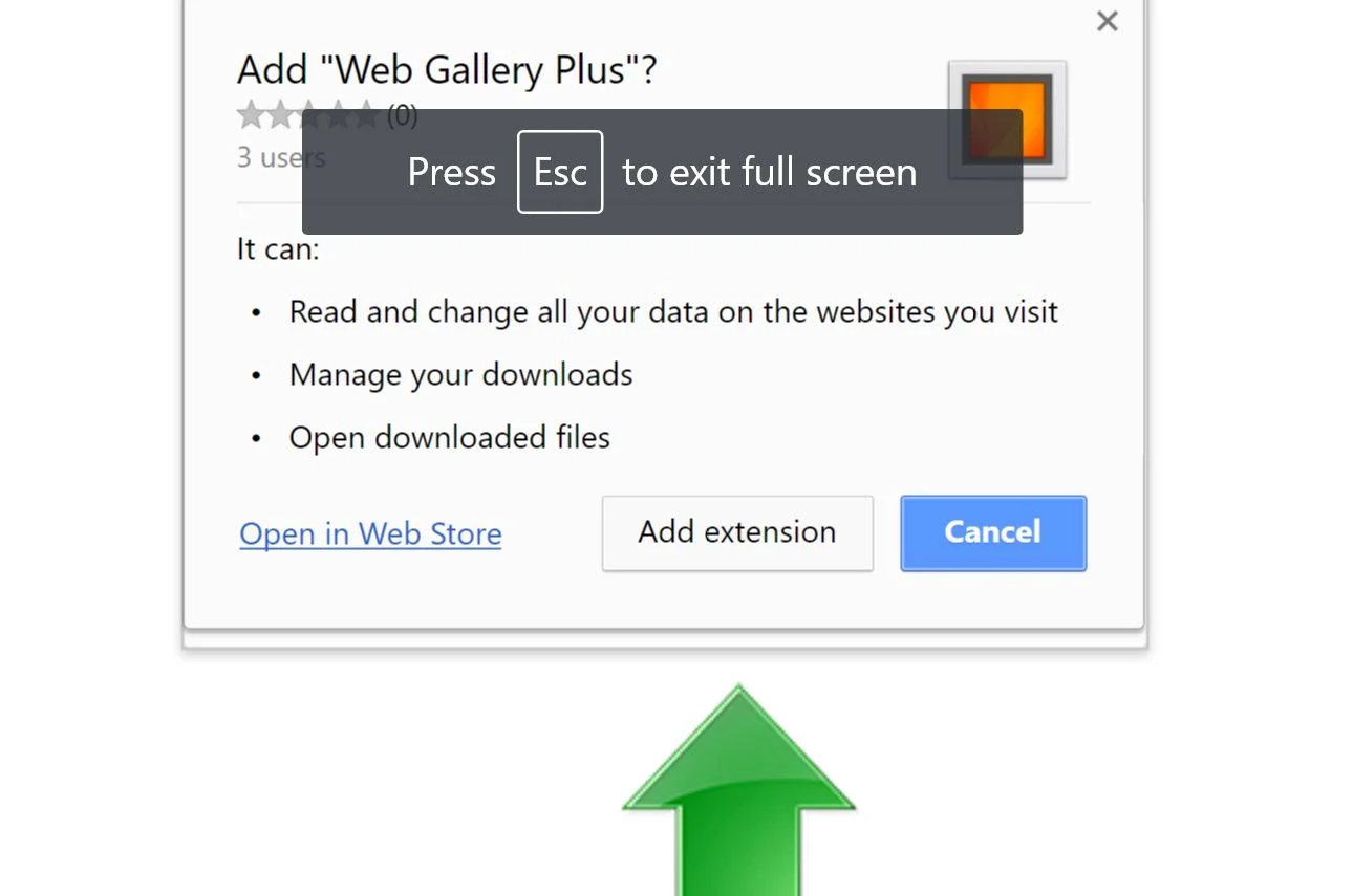 Web Gallery Plus Redirect Virus