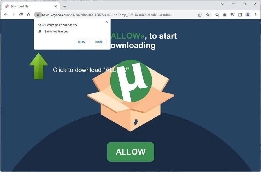 Remove News-voyezo.cc Pop-up Ads (Virus Removal Guide) 1 Image: News-voyezo.cc Ads
