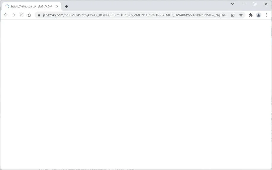 Image: Jehezozy.com Chrome browser redirect