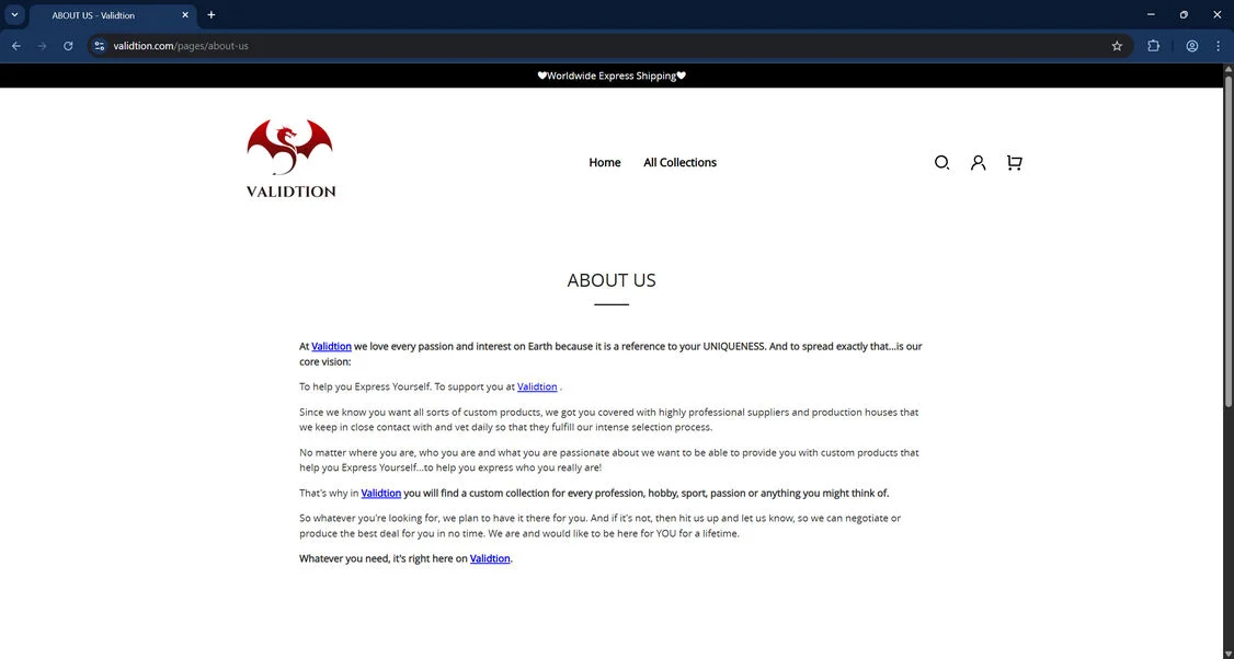 Validtion.com Scam Store: What You Need To Know 1 Validtion.com scam