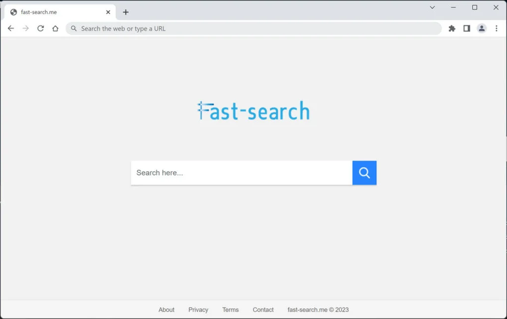 Image: Fast-Search.me Redirect