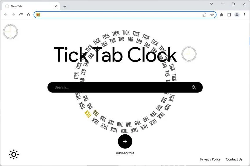 Remove Tick Tab Clock Redirect (Virus Removal Guide) 1 Image: Tick Tab Clock redirect