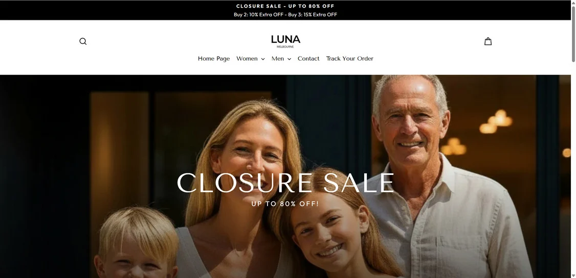 Luna-Melbourne.com Scam Store: What You Need To Know 1 Luna-melbourne.com scam