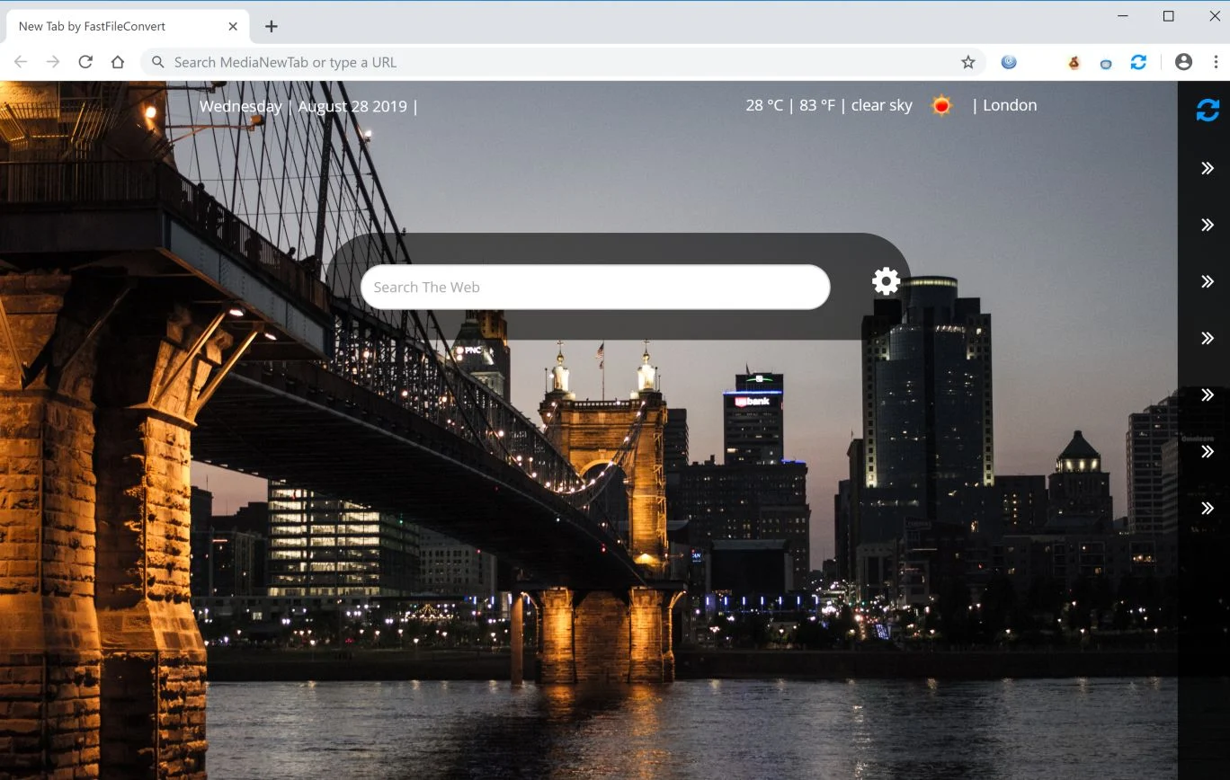 How to remove Fast File Convert redirect (Virus Removal Guide) 1 Image Google Chrome is redirected to New Tab by FastFileConvert