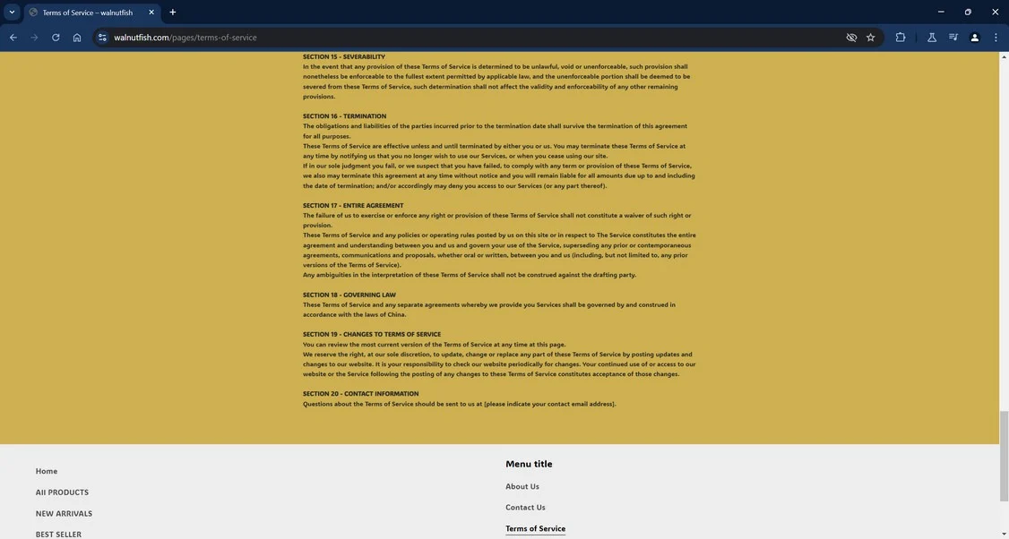 Walnutfish.com scam