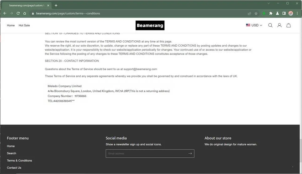 Avoid the Beamerang.com Scam Store - Our Review 1 beamerang.com China