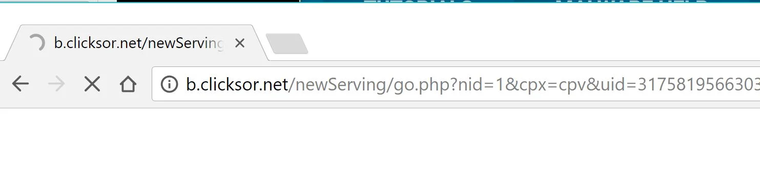 b.clicksor.net redirect virus