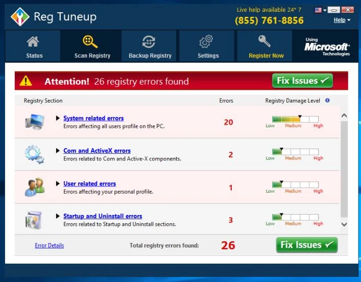 Reg Tuneup Reg Tuneup virus