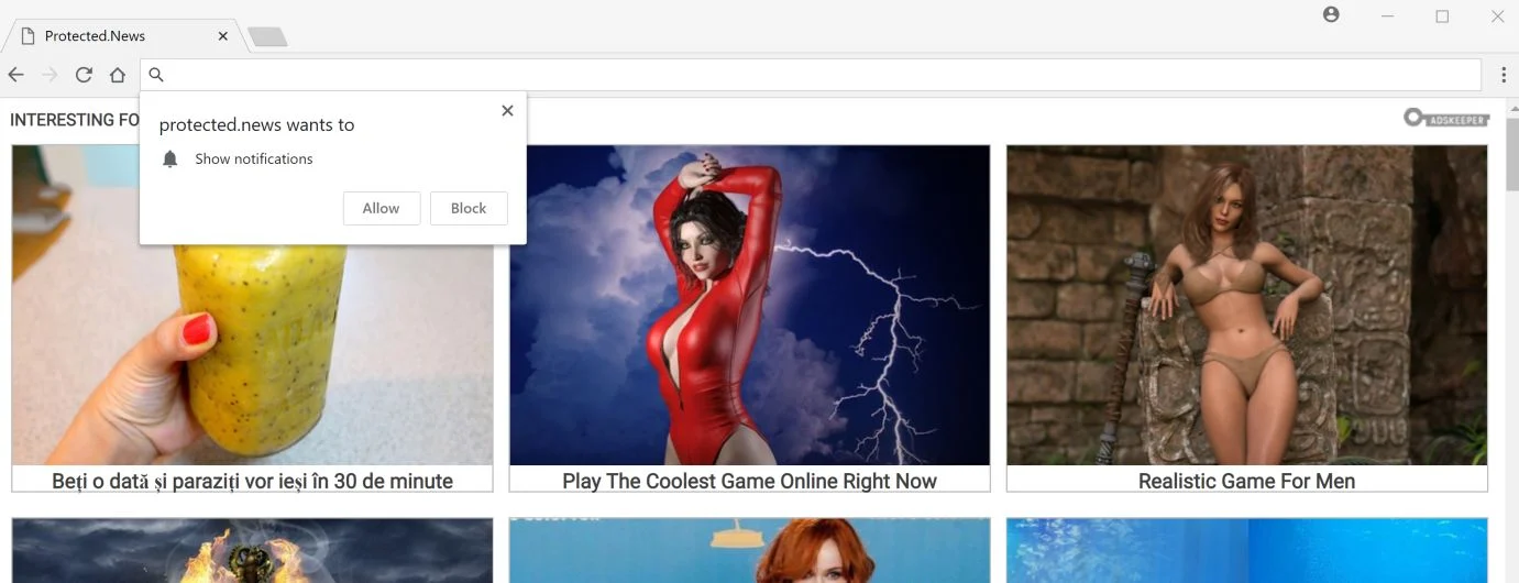 How to remove Protected.news pop-up ads (Virus Removal Guide) 1 Protected.news pop-up notifications scam