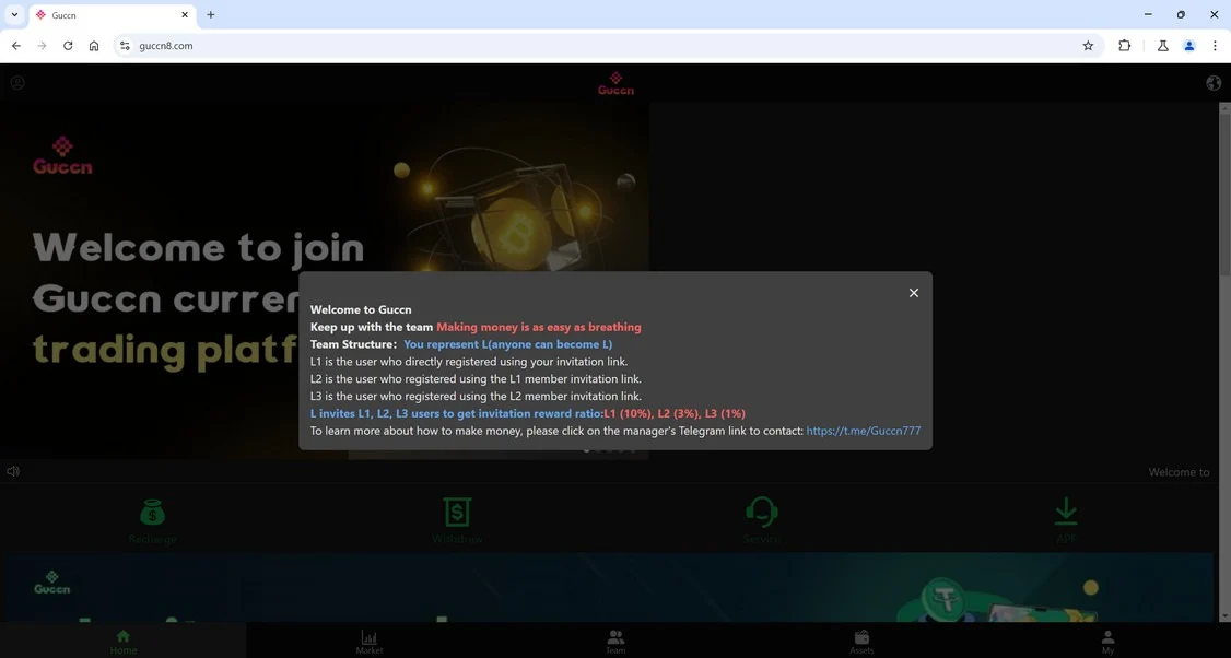 Guccn8.com Tasks Scam – Don’t Fall for This Deceptive Trap! 1 Guccn8.com scam